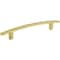 Elements 128 mm Center-to-Center Brushed Gold Square Thatcher Cabinet Bar Pull 859-128BG - alternate 1